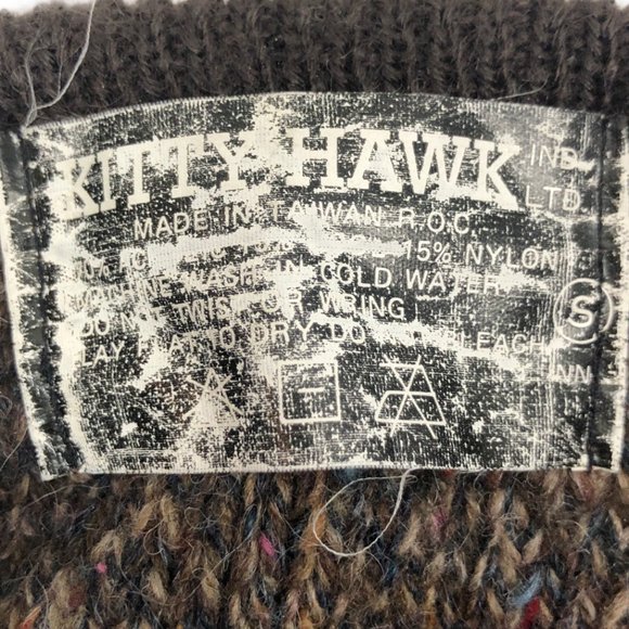 Vintage Kitty Hawk Knitted Button Up Sweater Vest - Picture 8 of 8